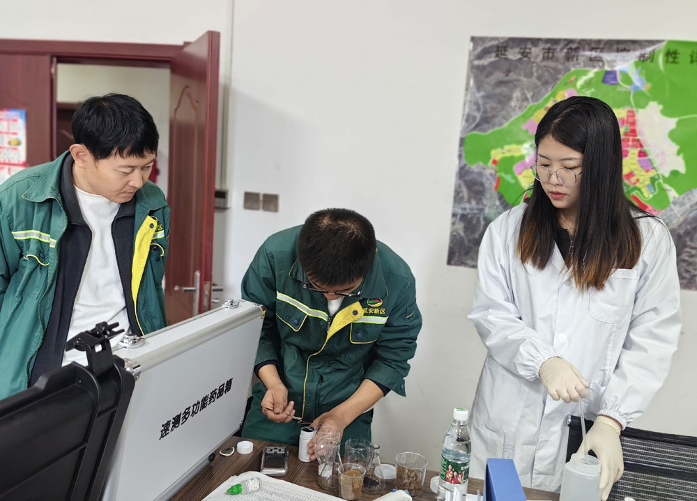 萊恩德GT80土壤養(yǎng)分檢測儀助力延安新區(qū)市政建設(shè)與生態(tài)管理